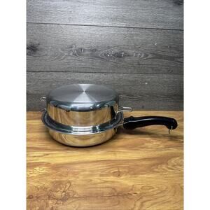 Saladmaster Skillet 11" Versa TP304-316 Surgical Steel Roaster Pan Dome Lid